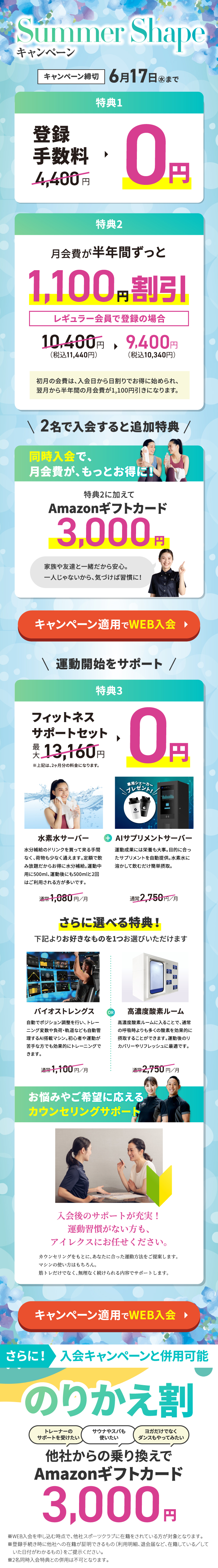 キャンペーン詳細